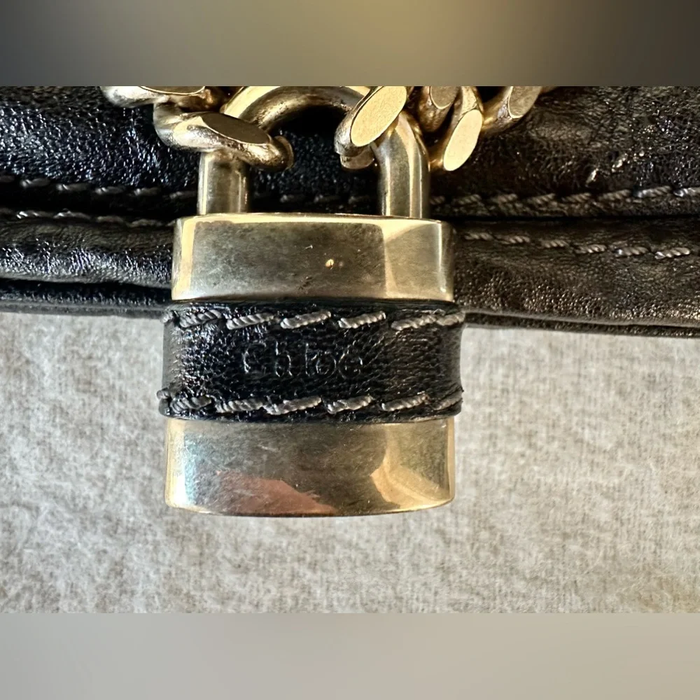 Vintage Chloe navy blue Paddington bag - Picture 4 of 16